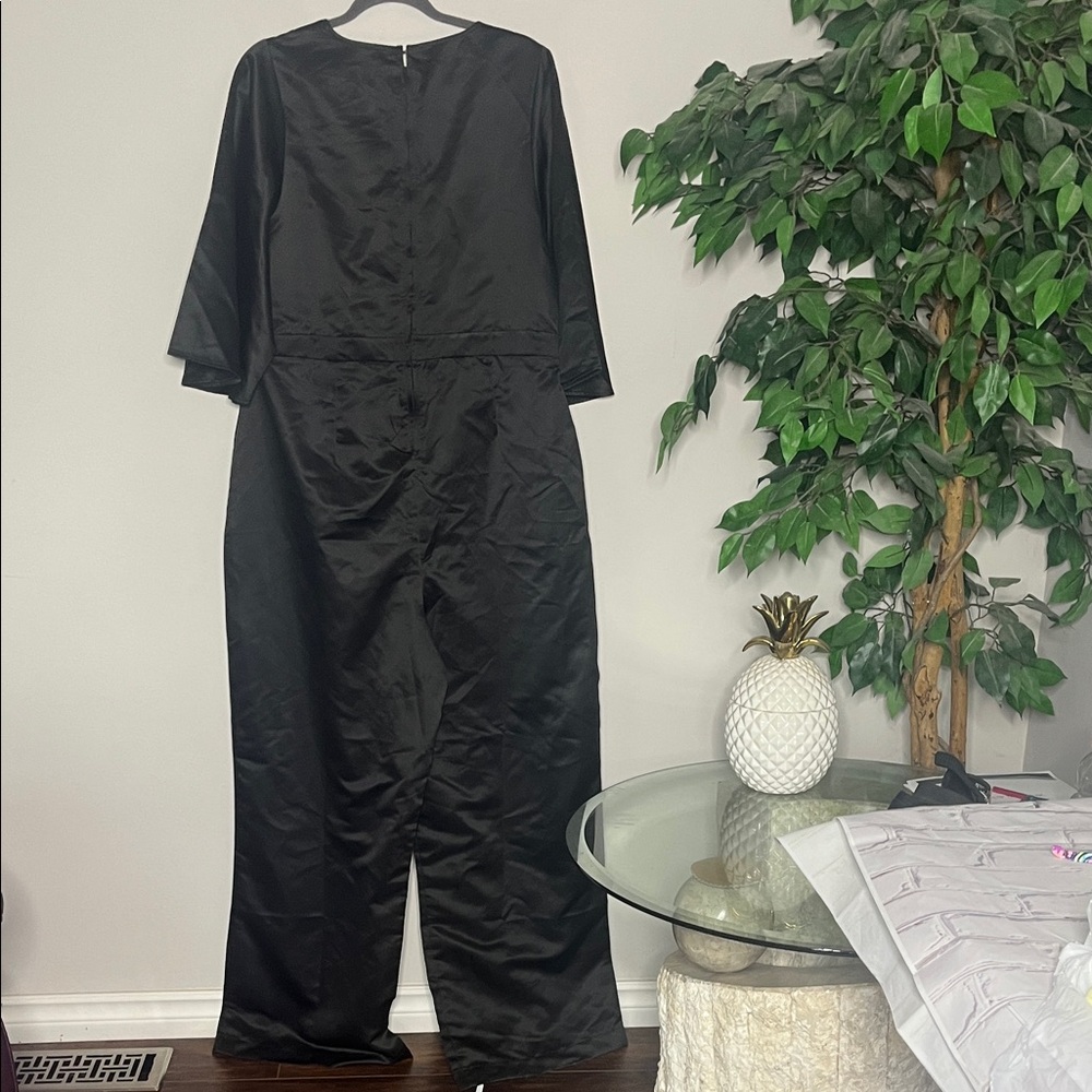 Mexx Satin Black Jumpsuit - Picture 8 of 10